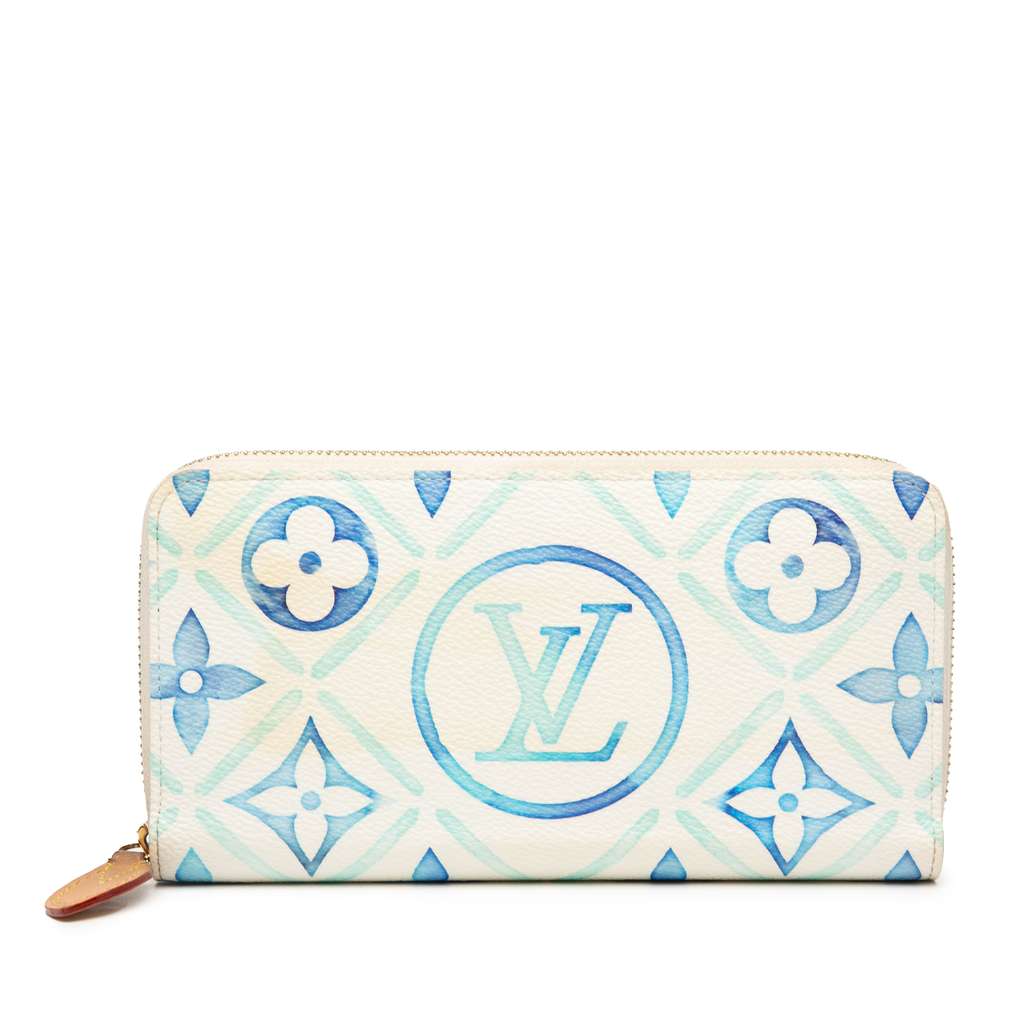 Louis Vuitton Monogram Tiles By The Pool Zippy Wallet