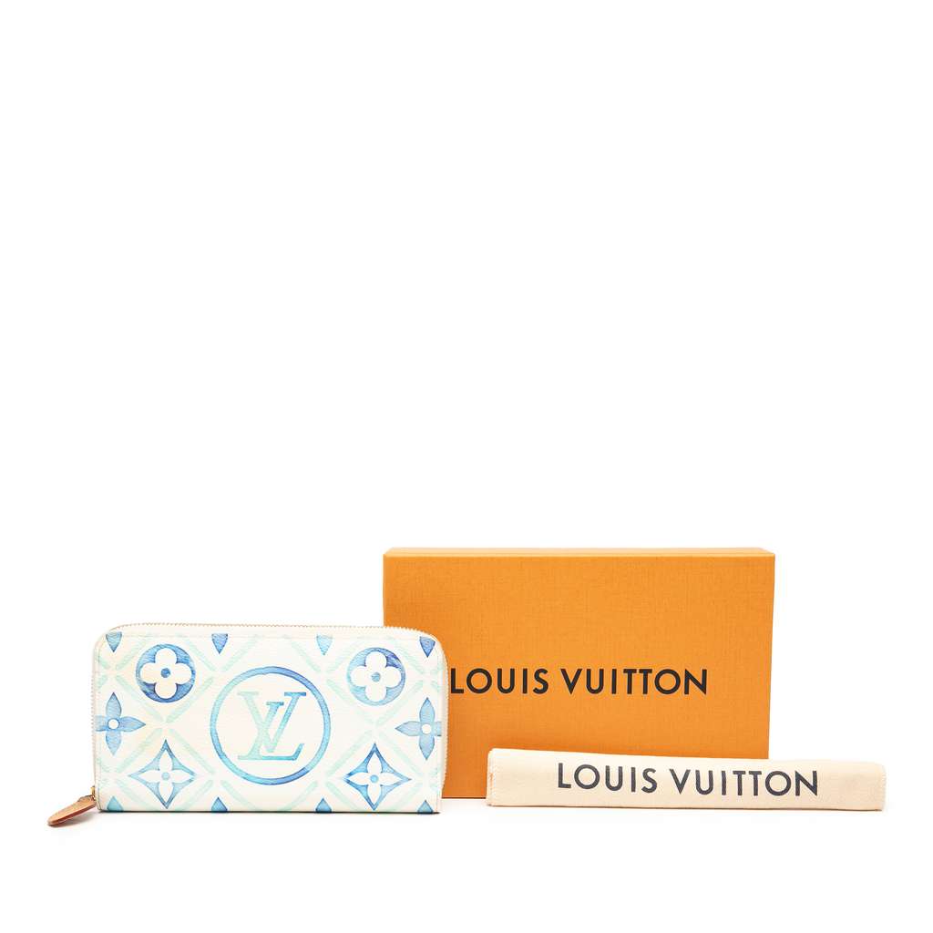Louis Vuitton Monogram Tiles By The Pool Zippy Wallet - Image 10