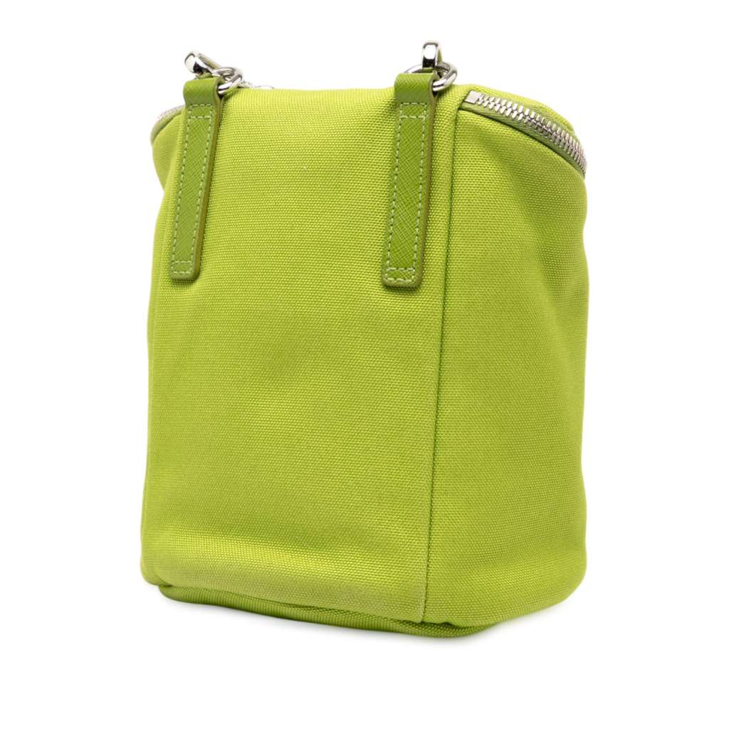 Prada Canvas Zipped Crossbody - Back view