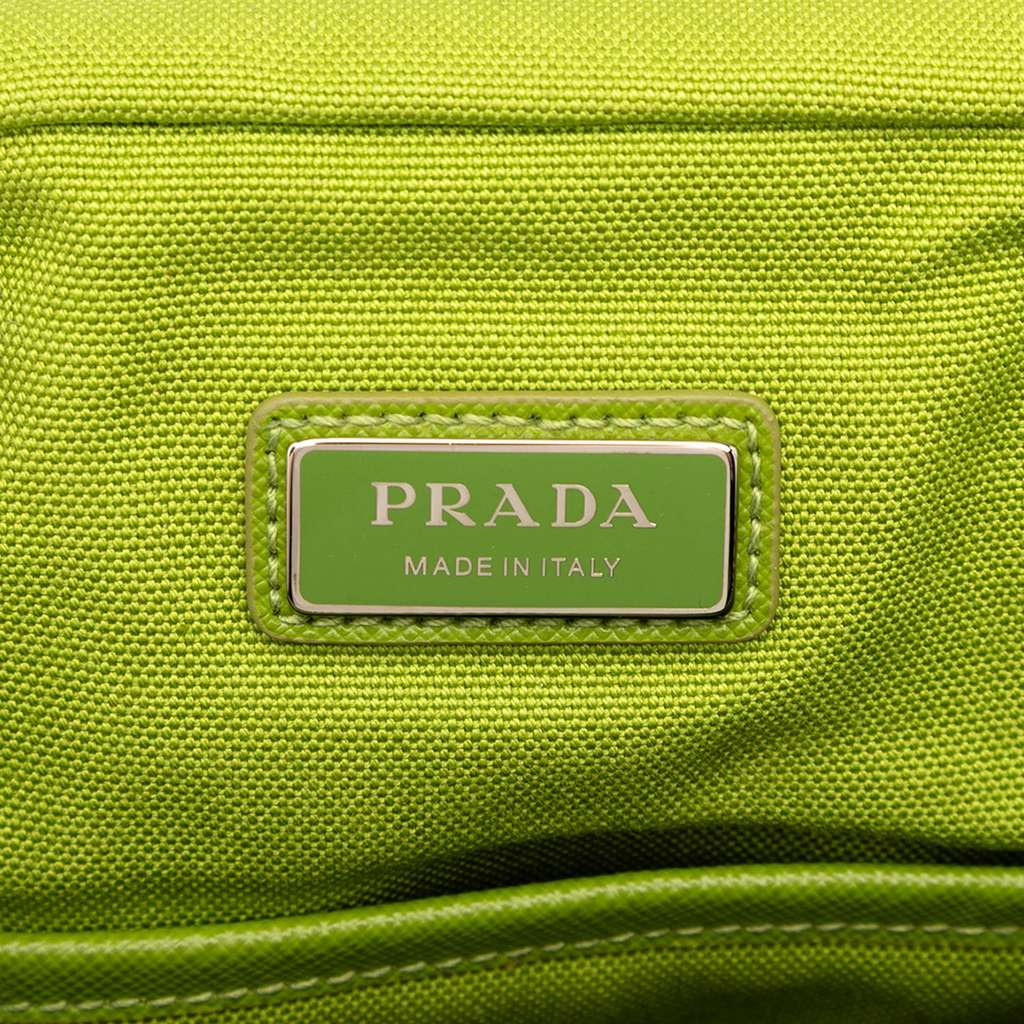 Prada Canvas Zipped Crossbody - Side view