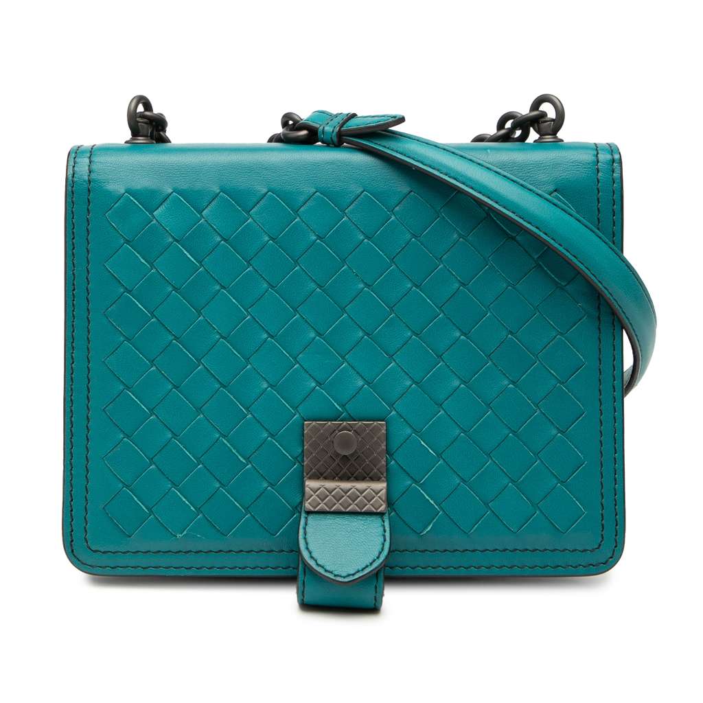 Bottega Veneta Mini Nappa Intrecciato Runway Shoulder Bag