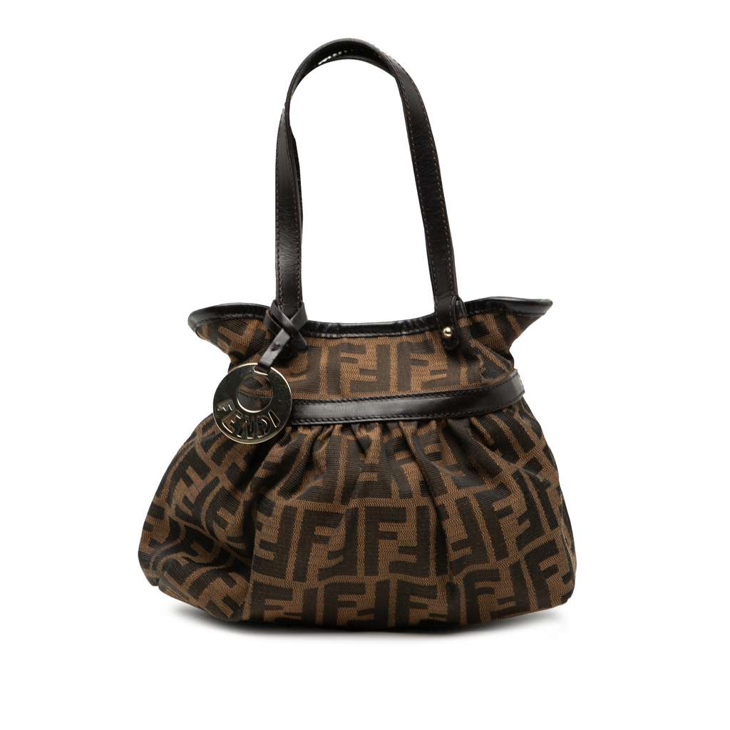 Fendi Mini Zucca Canvas Chef Handbag