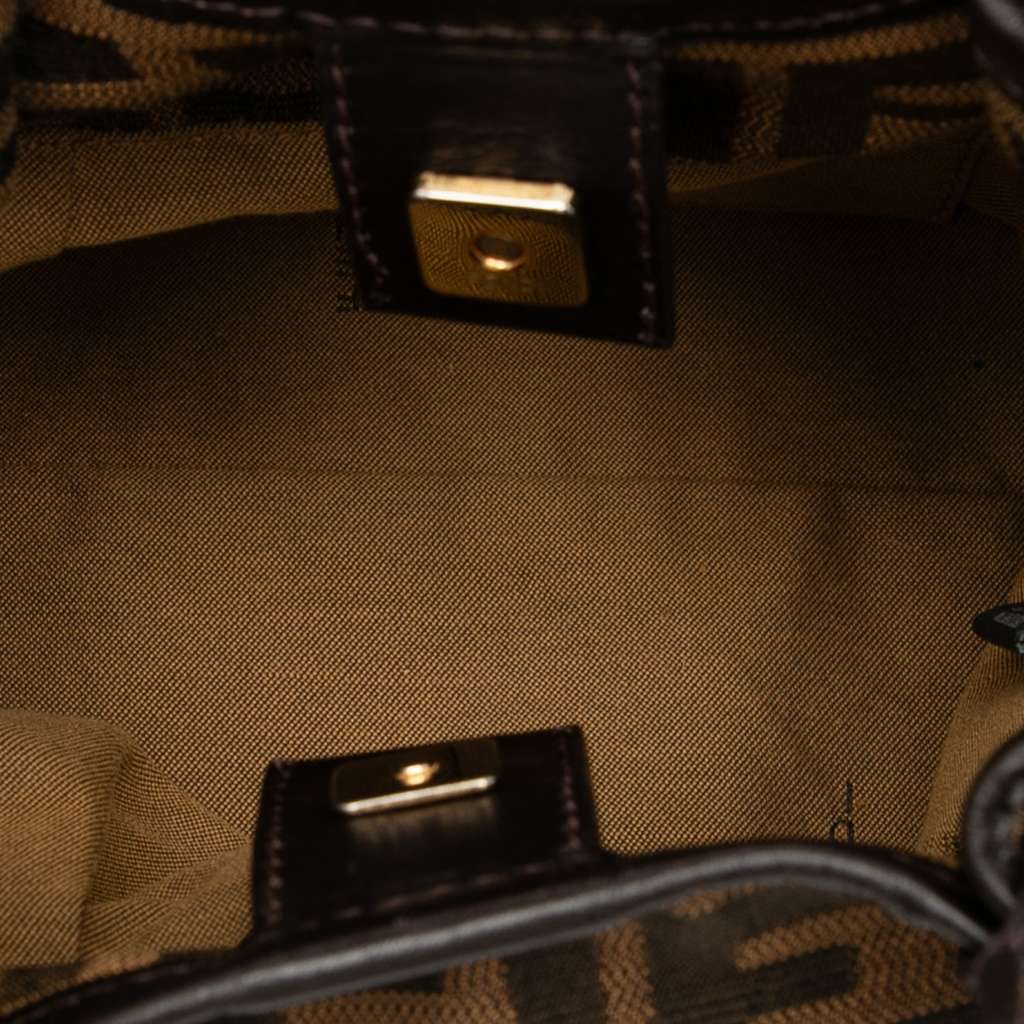 Fendi Mini Zucca Canvas Chef Handbag - 4
