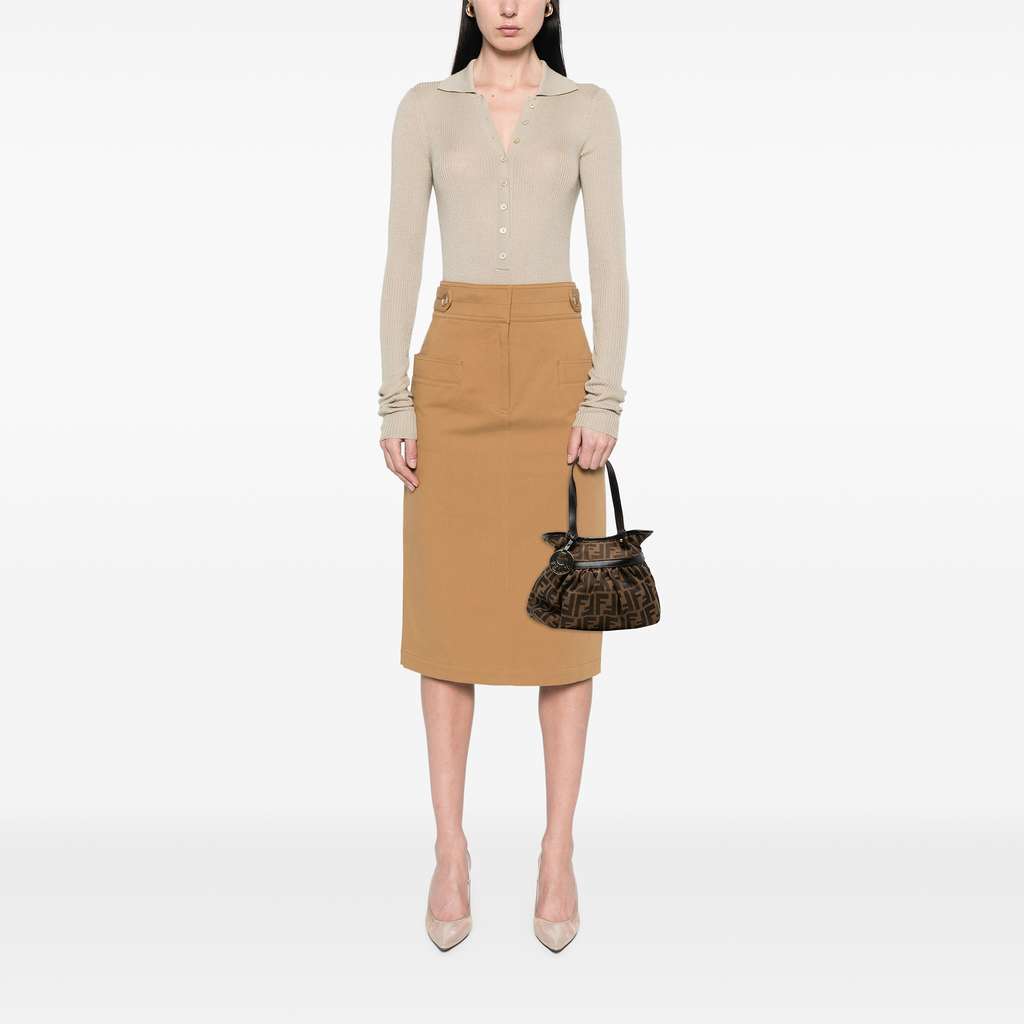 Fendi Mini Zucca Canvas Chef Handbag - Detail 2