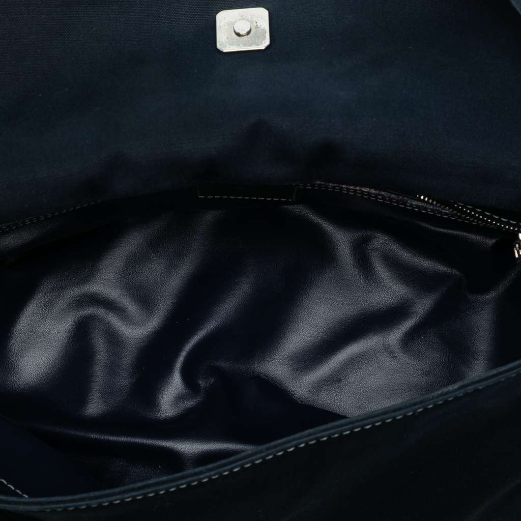 Fendi Canvas Baguette Shoulder Bag - 4