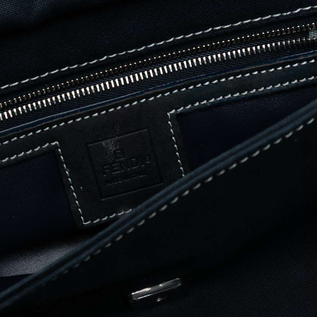 Fendi Canvas Baguette Shoulder Bag - Side view