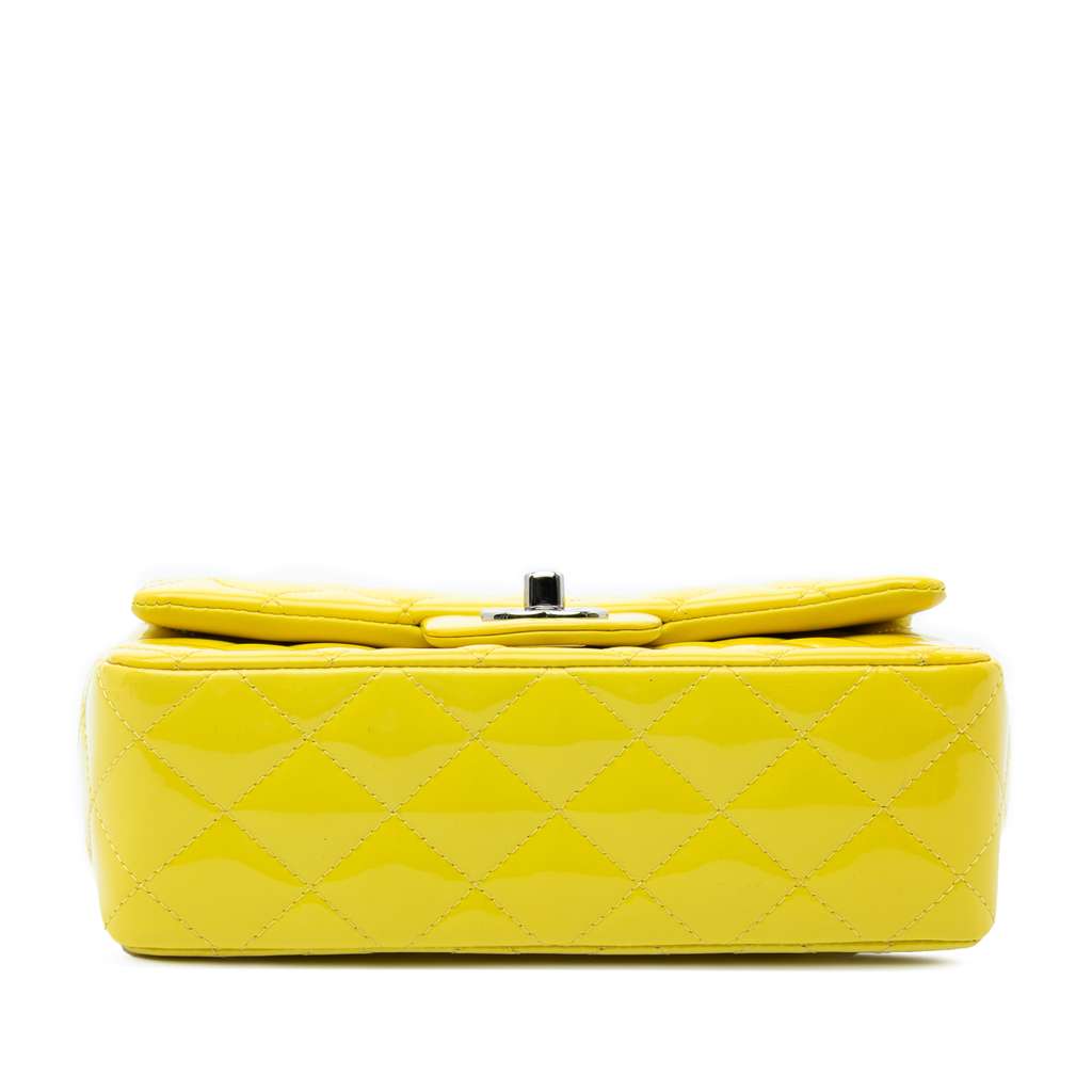 Chanel Mini Rectangular Classic Patent Single Flap - Image 6