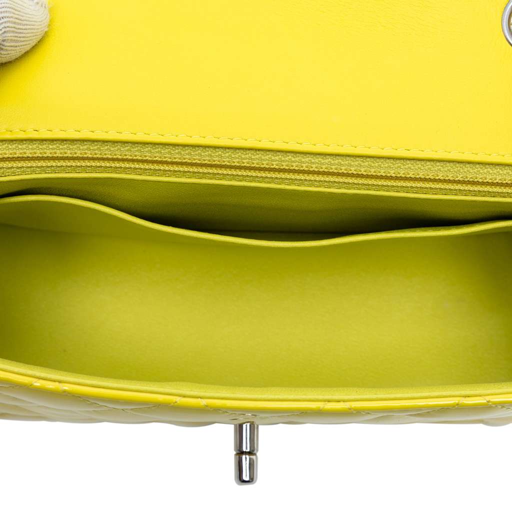 Chanel Mini Rectangular Classic Patent Single Flap - 4