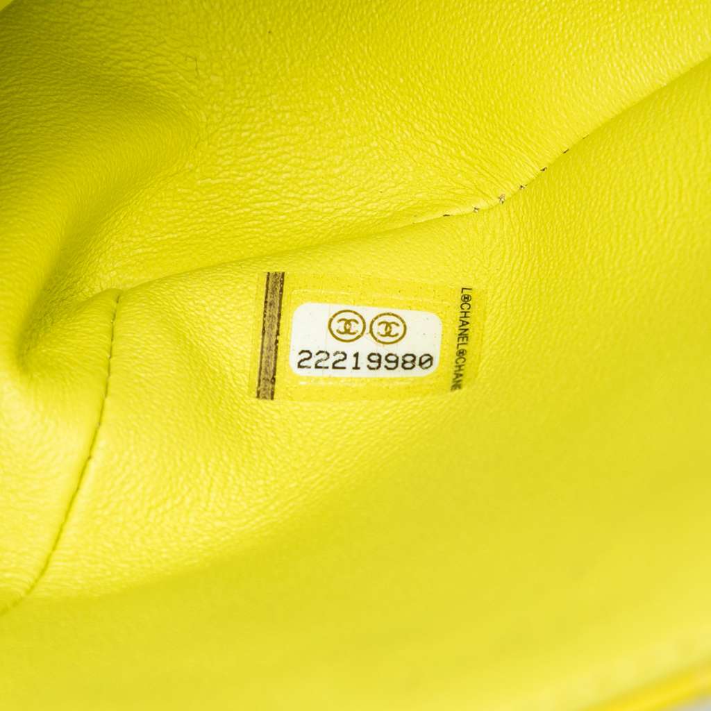 Chanel Mini Rectangular Classic Patent Single Flap - Side view