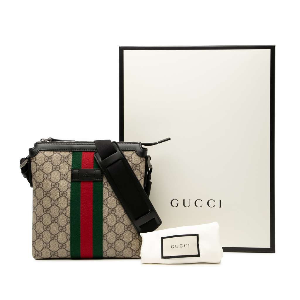 Gucci GG Supreme Web Crossbody - Image 10