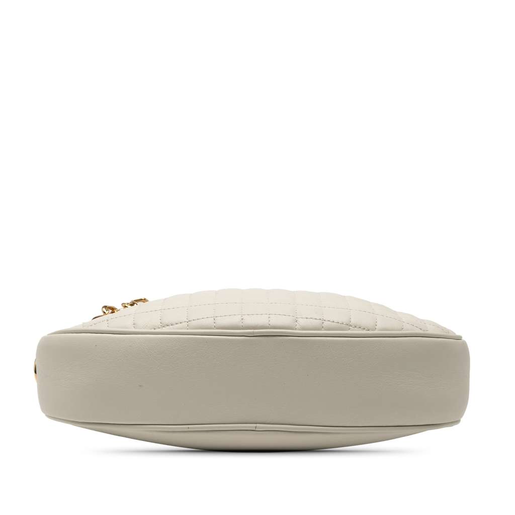 Celine Quilted Calfskin C Charm Crossbody - 3