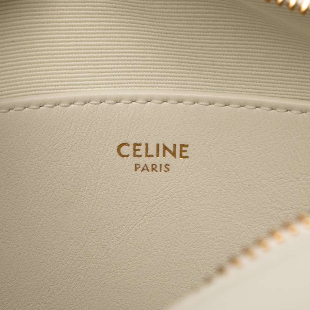 Celine Quilted Calfskin C Charm Crossbody - 5