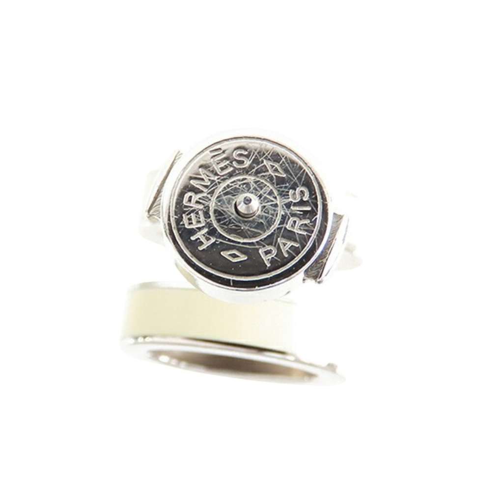 Hermès Lacquered Palladium Plated Mini Pop H Stud Earrings - 3