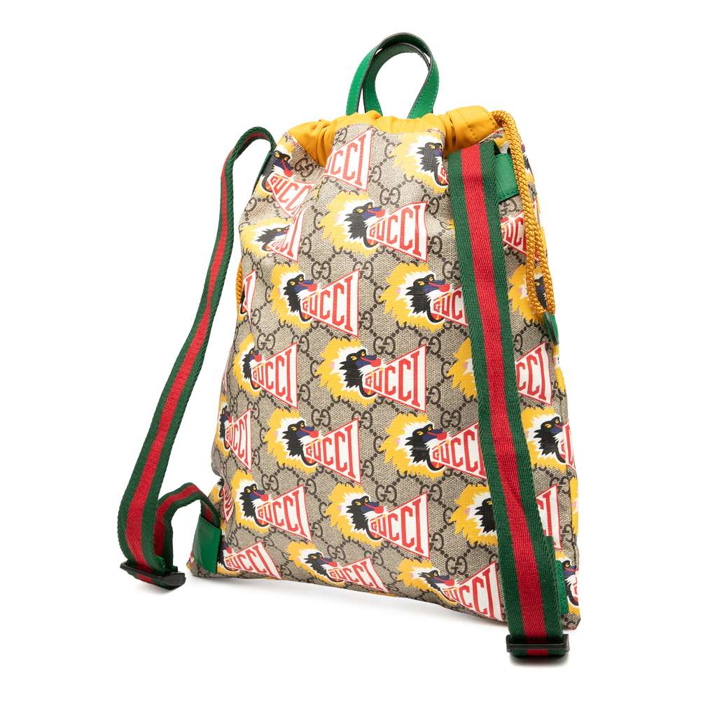 Gucci Childrens GG Supreme Baboon Backpack - 2