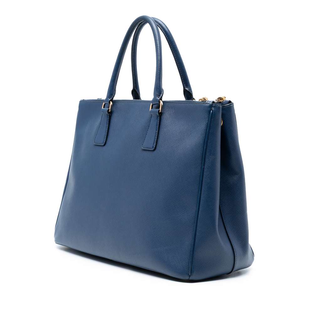 Prada Large Saffiano Lux Galleria Double Zip Tote - 2