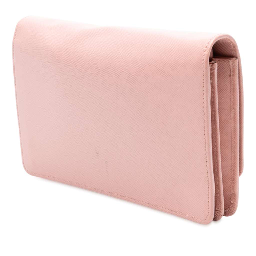 Prada Saffiano Wallet on Strap - 2