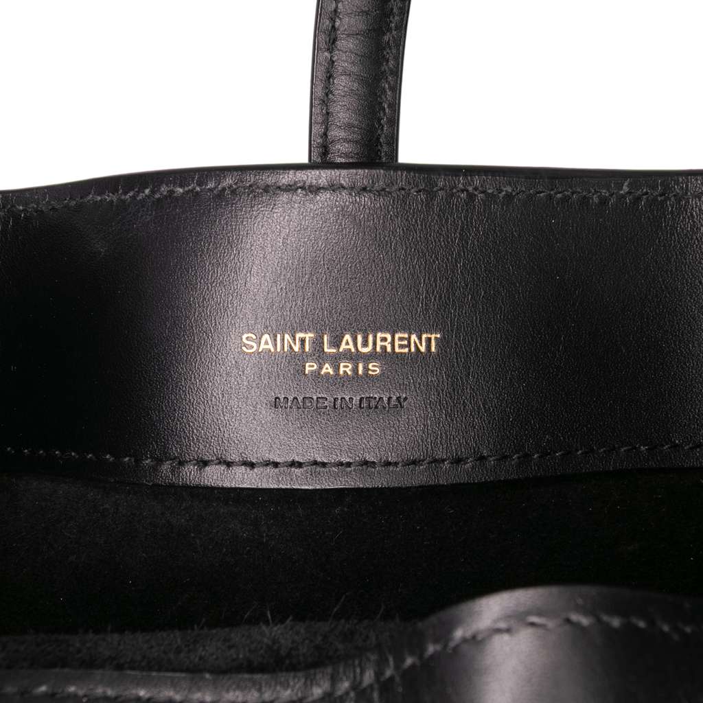 Saint Laurent Mini Shiny Calfskin Le 37 Bucket Bag - 5