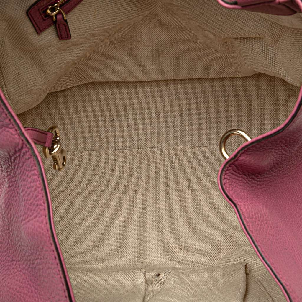 Gucci Medium Leather Soho Cellarius Tote - 4