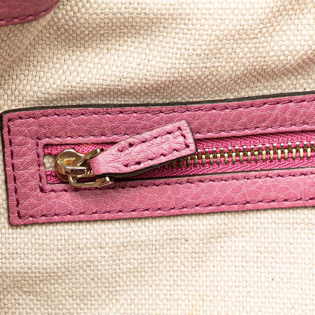 Gucci Medium Leather Soho Cellarius Tote - 5