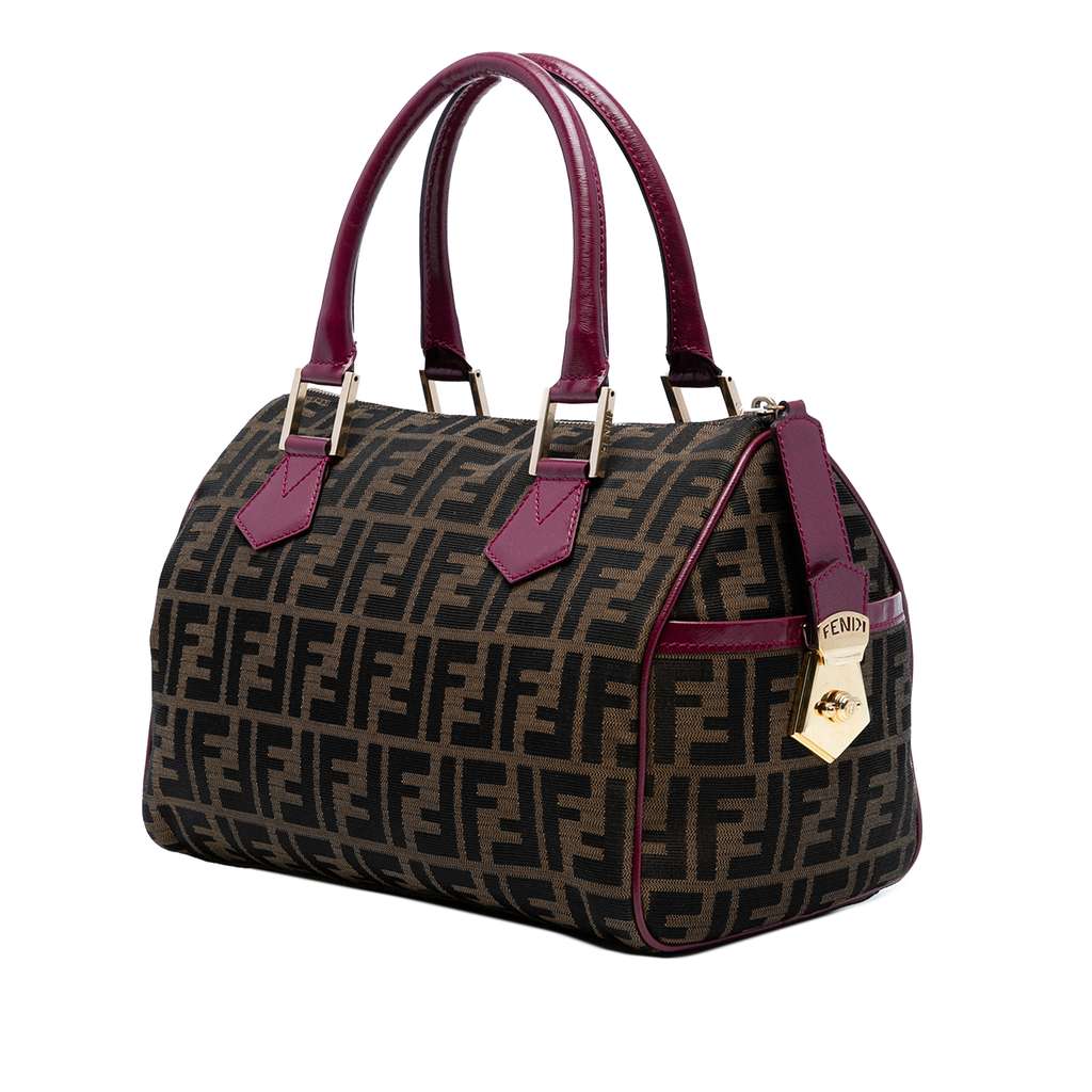 Fendi Zucca Canvas Boston Bag - 2