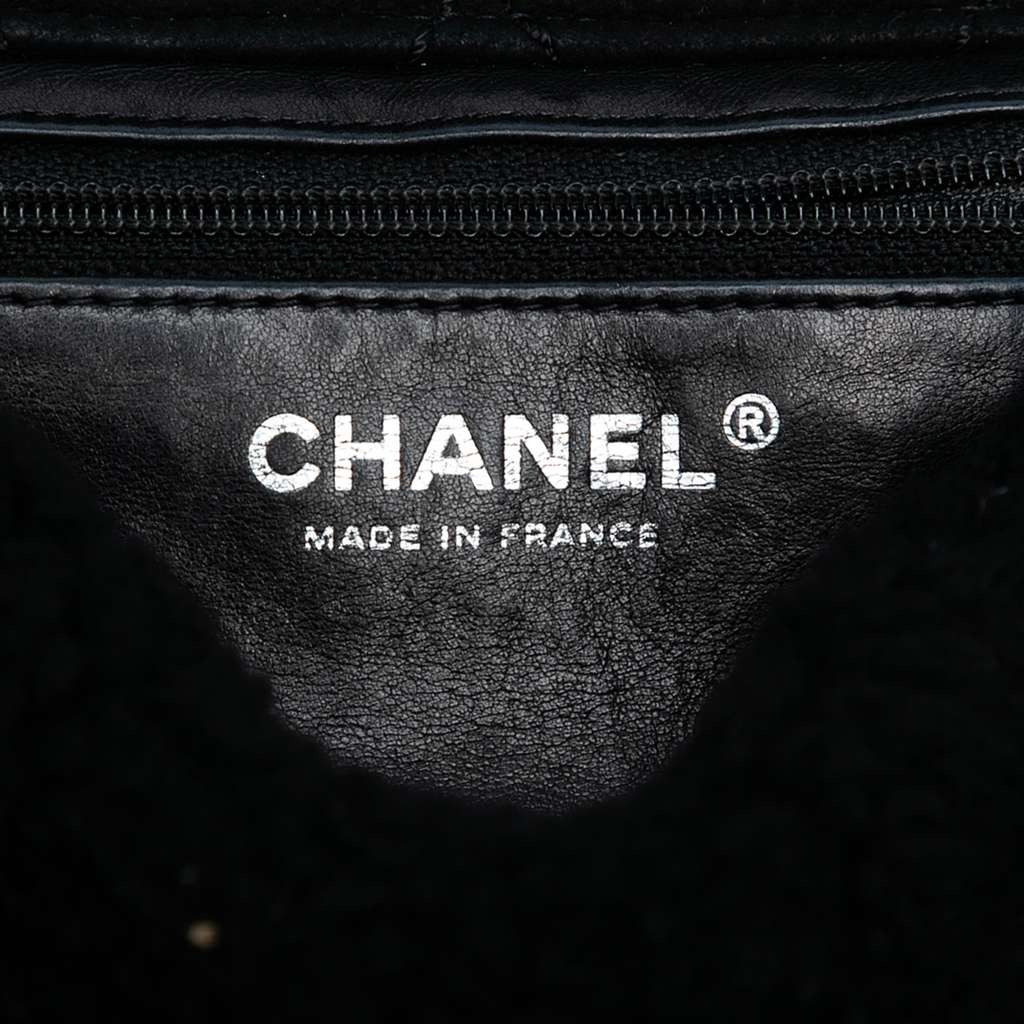 Chanel Medium Shearling Pearl Studded Flap - 5