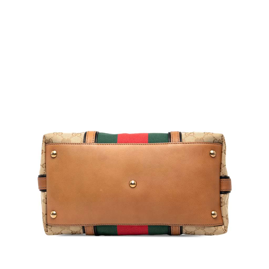Gucci GG Canvas Web Satchel - 3