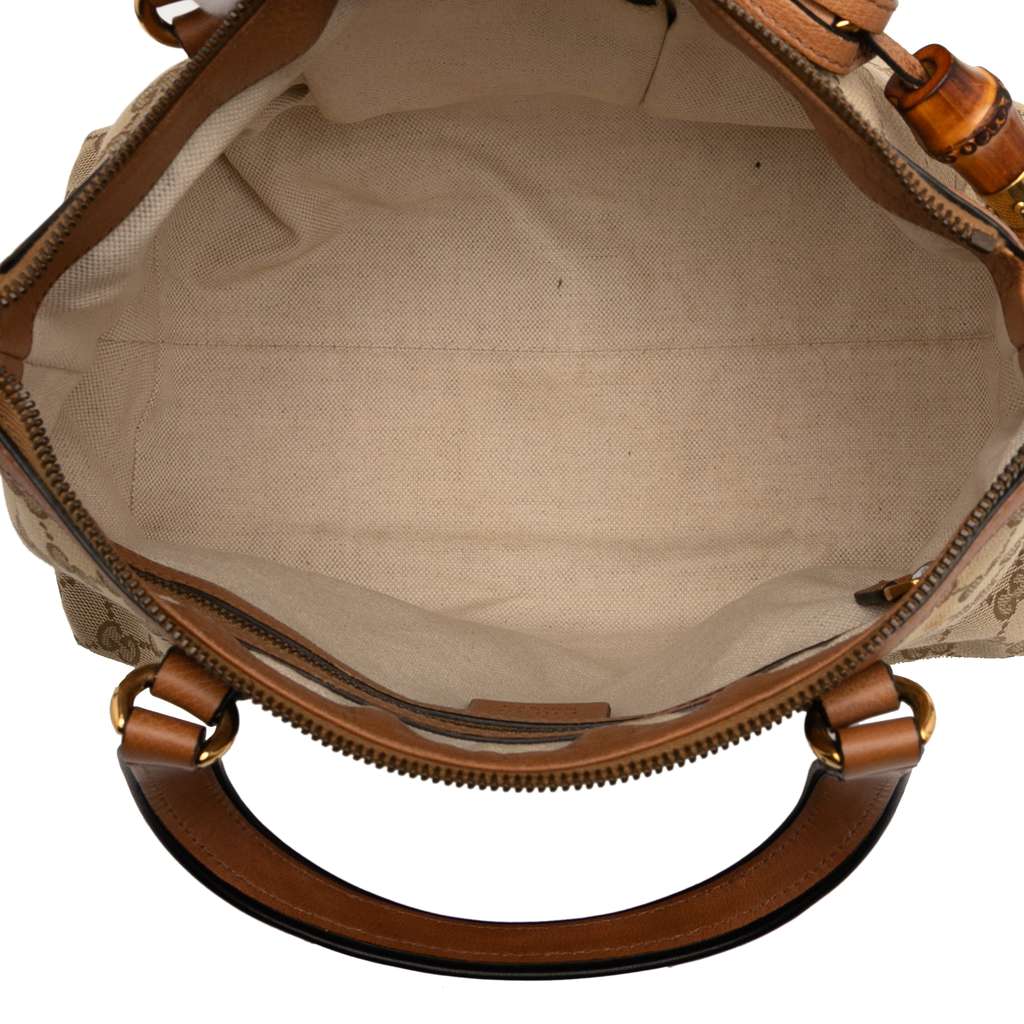 Gucci GG Canvas Web Satchel - 4