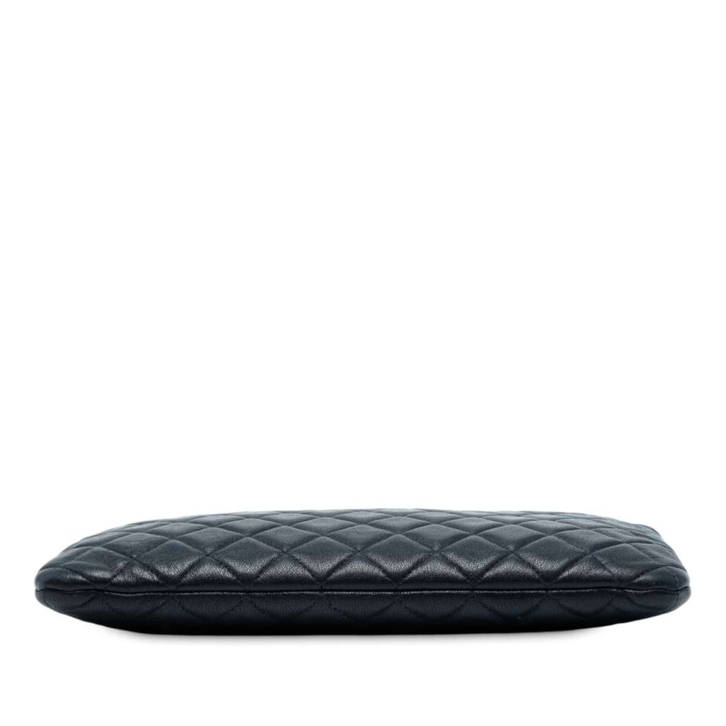 Chanel Medium Quilted Sheepskin Mademoiselle O Case Clutch - 3