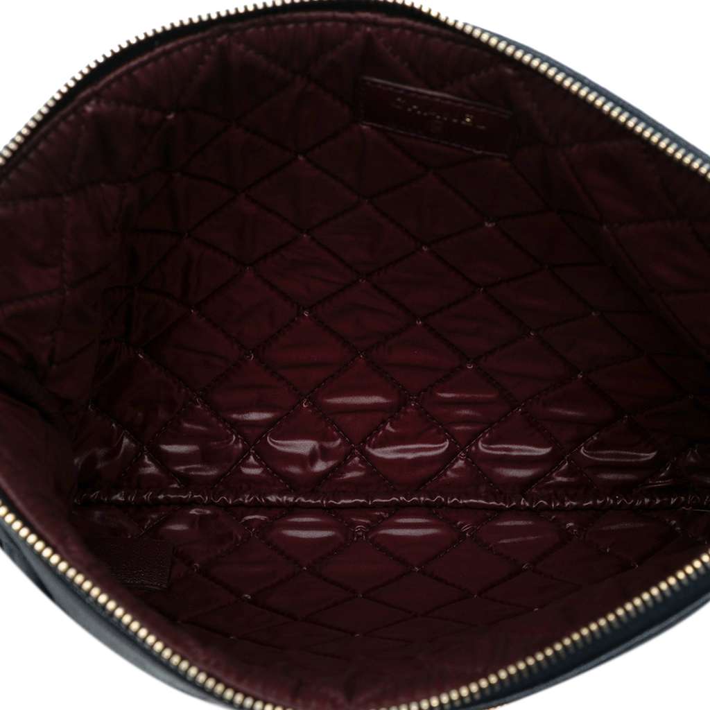 Chanel Medium Quilted Sheepskin Mademoiselle O Case Clutch - 4