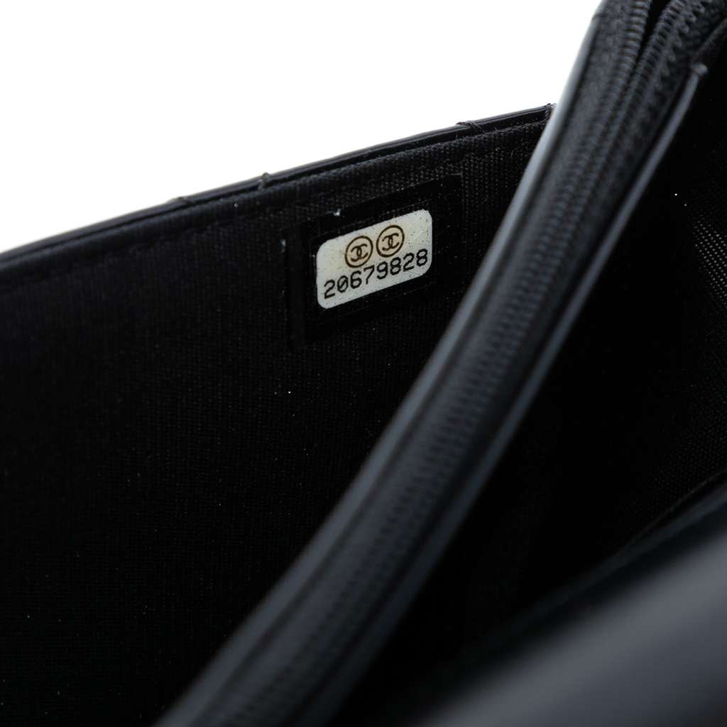 Chanel Quilted Patent Boy Wallet on Chain - 5