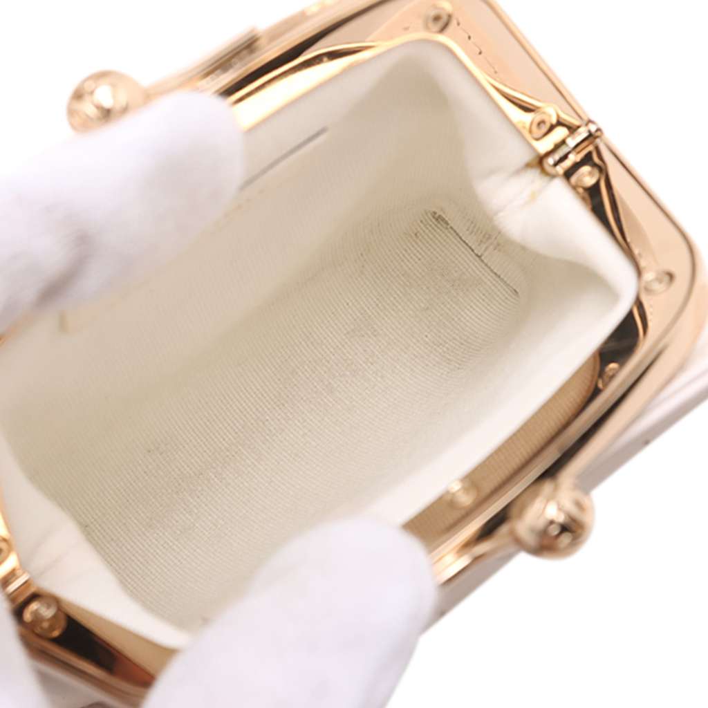 Chanel Mini CC Quilted Lambskin Kiss Lock Frame Top Handle Clutch with Chain - 5