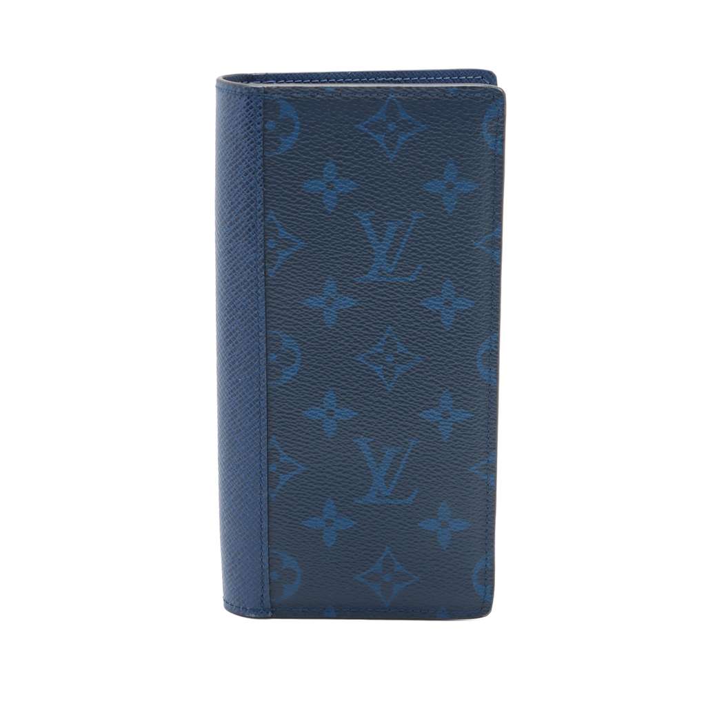 Louis Vuitton Monogram Taigarama Brazza Bifold Long Wallet