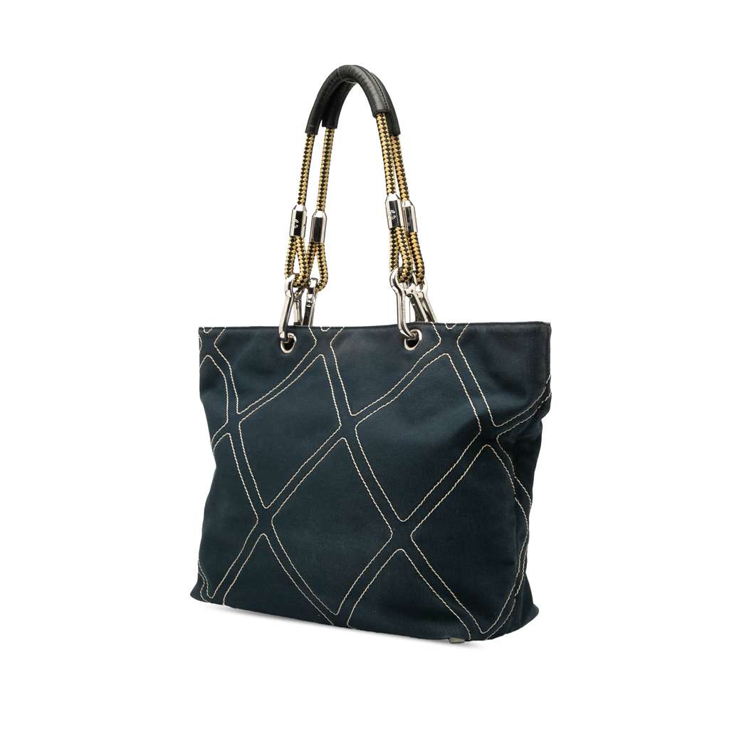 Chanel Cruise Line Medium CC No.5 Quilted Canvas Tote - 2
