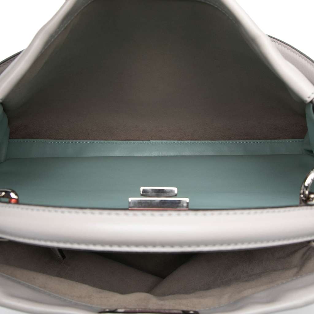 Fendi Large Leather Peekaboo Satchel - 4