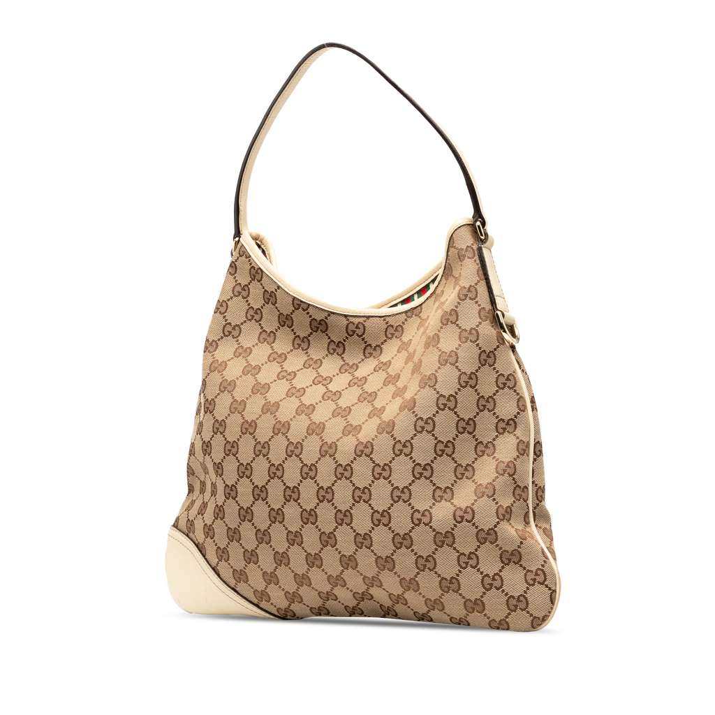 Gucci GG Canvas New Britt Hobo - 2
