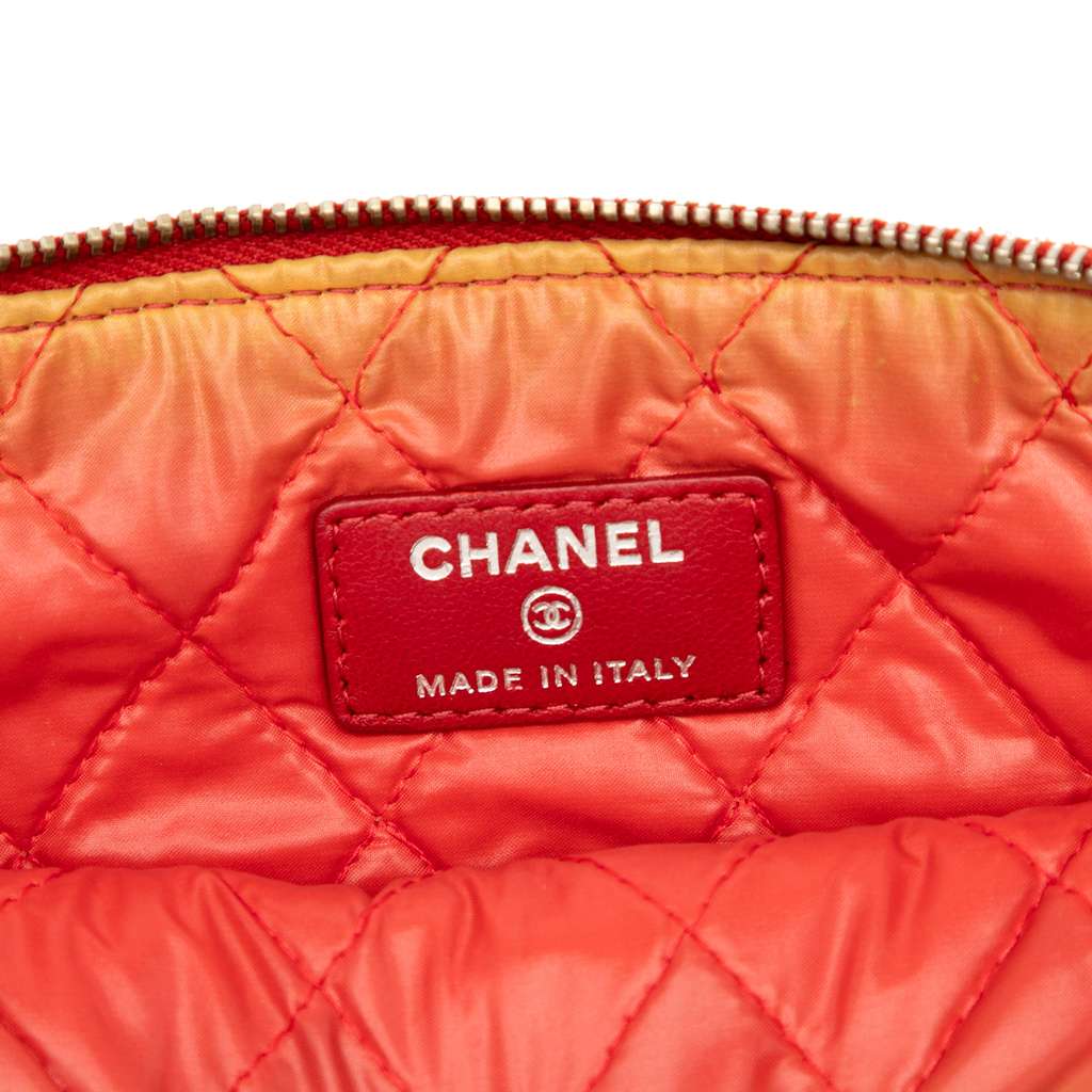 Chanel Medium Quilted Lambskin O Case Clutch - 5