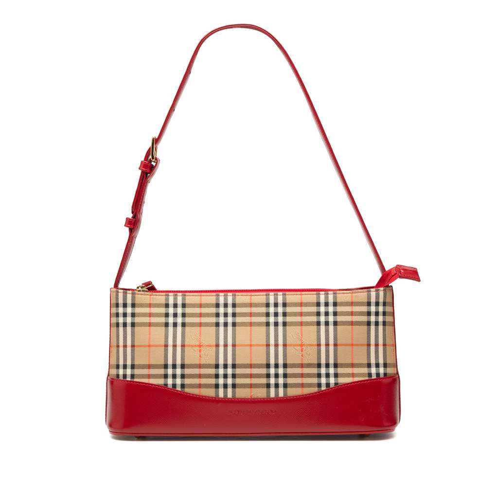 Burberry Haymarket Check Shoulder Bag
