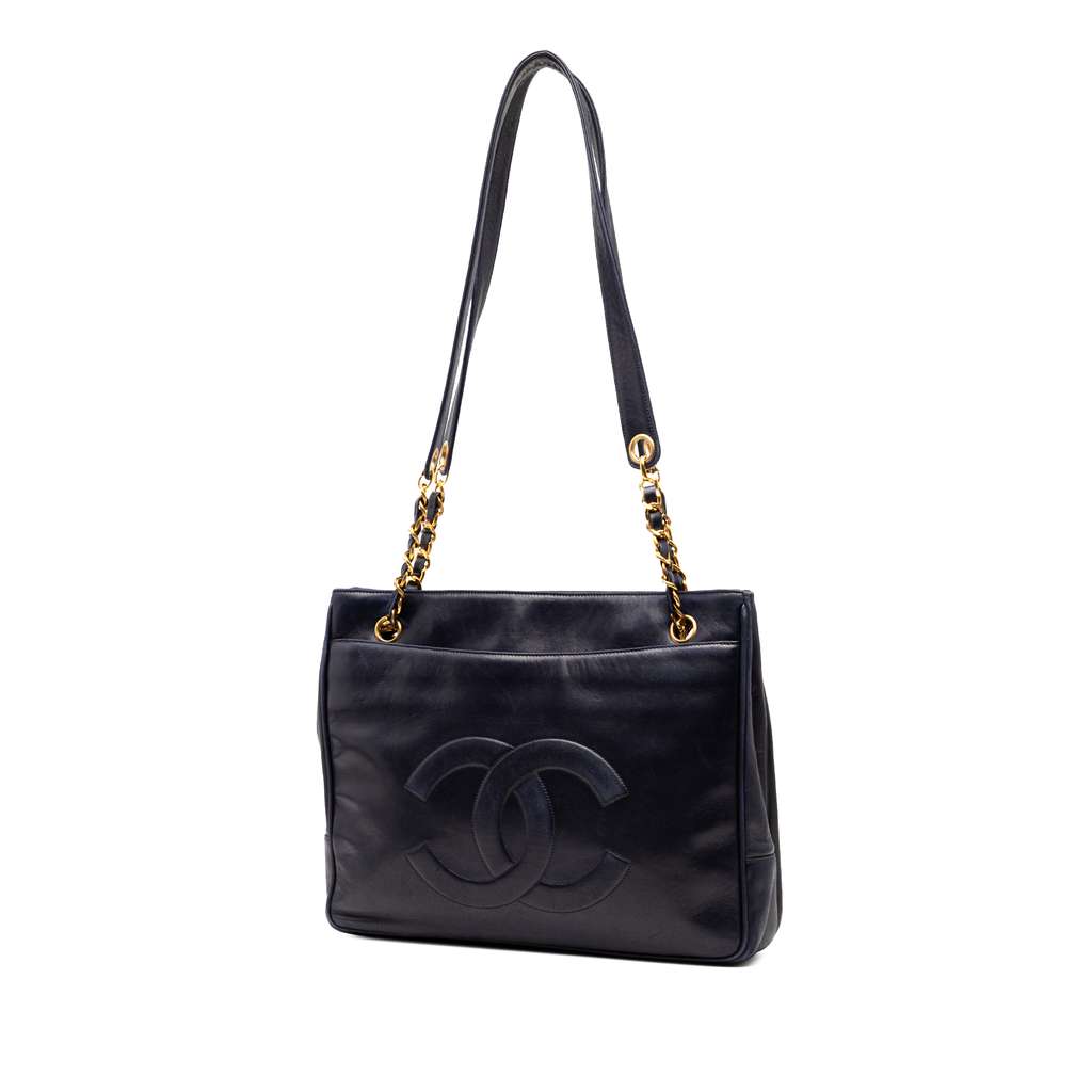 Chanel CC Lambskin Front Pocket Tote - 2