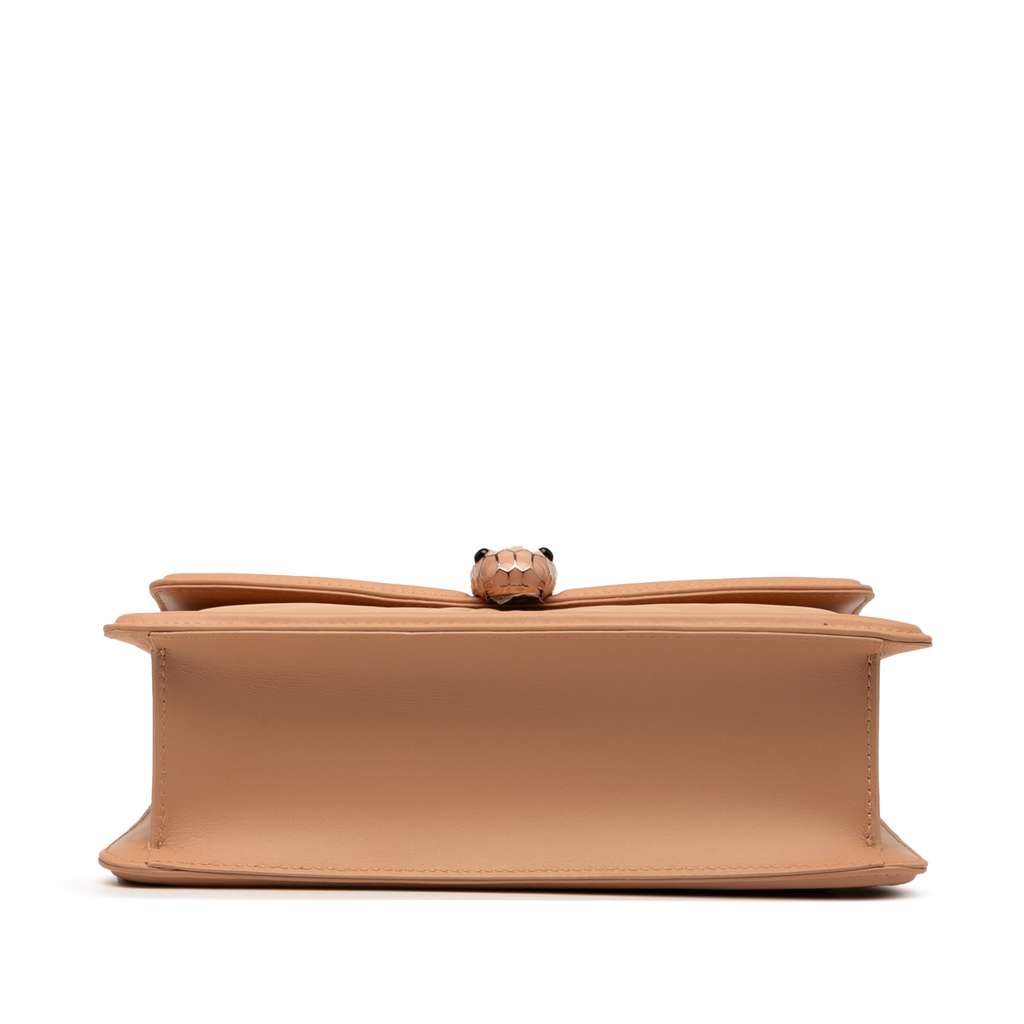 Bvlgari Quilted Smooth Calfskin Diamond Blast Serpenti Forever Crossbody - 3