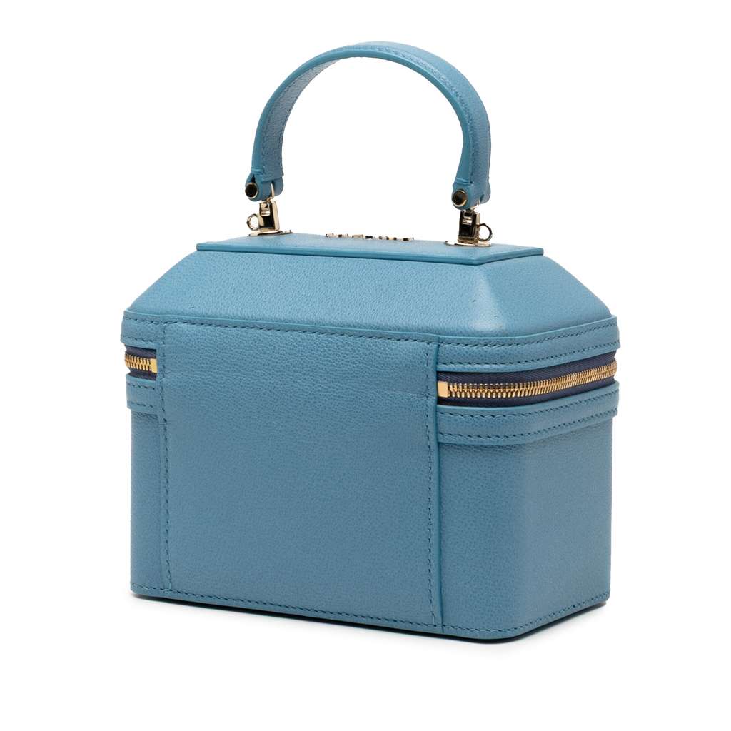 Bvlgari Grained Calfskin Serpenti Forever Vanity Bag - 2