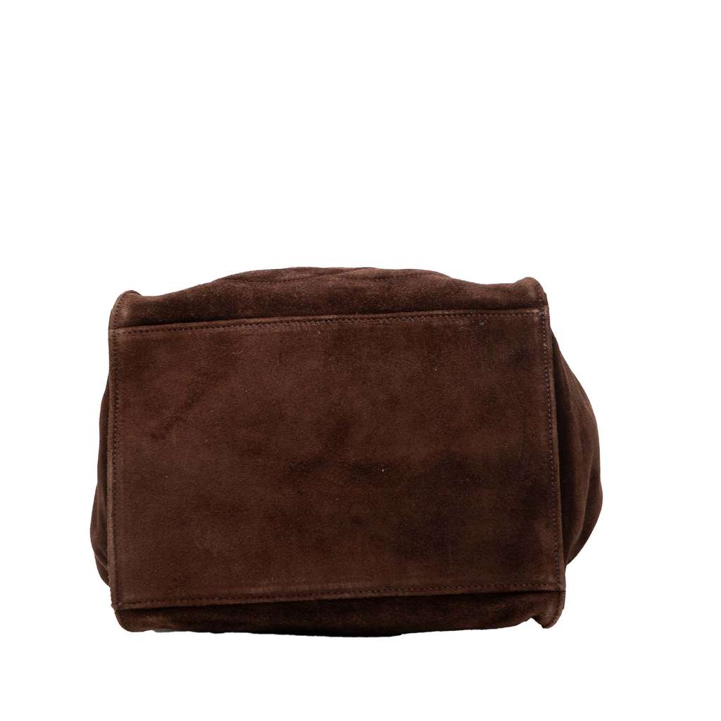 Chanel CC Suede Bucket Bag - 3