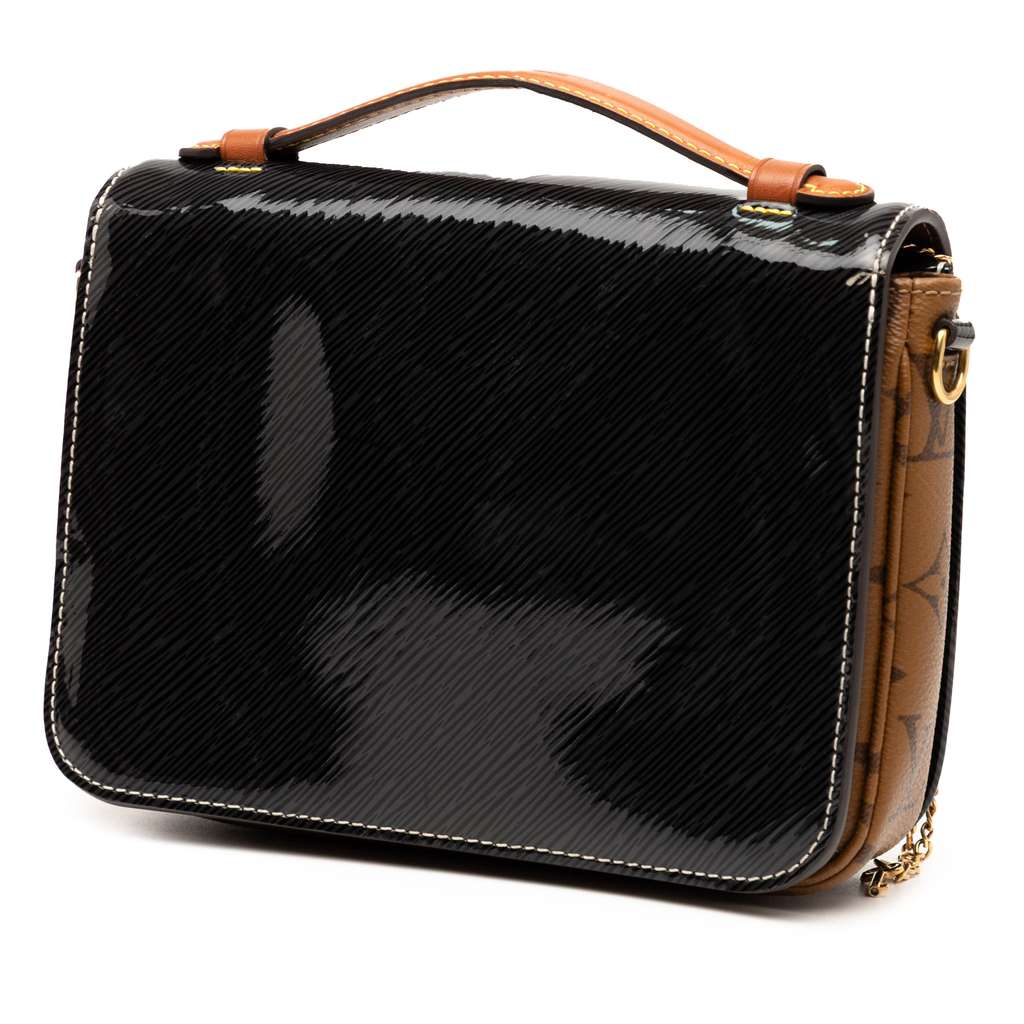 Louis Vuitton Shiny Epi Leather and Monogram Reverse Mini Pochette Metis - 2