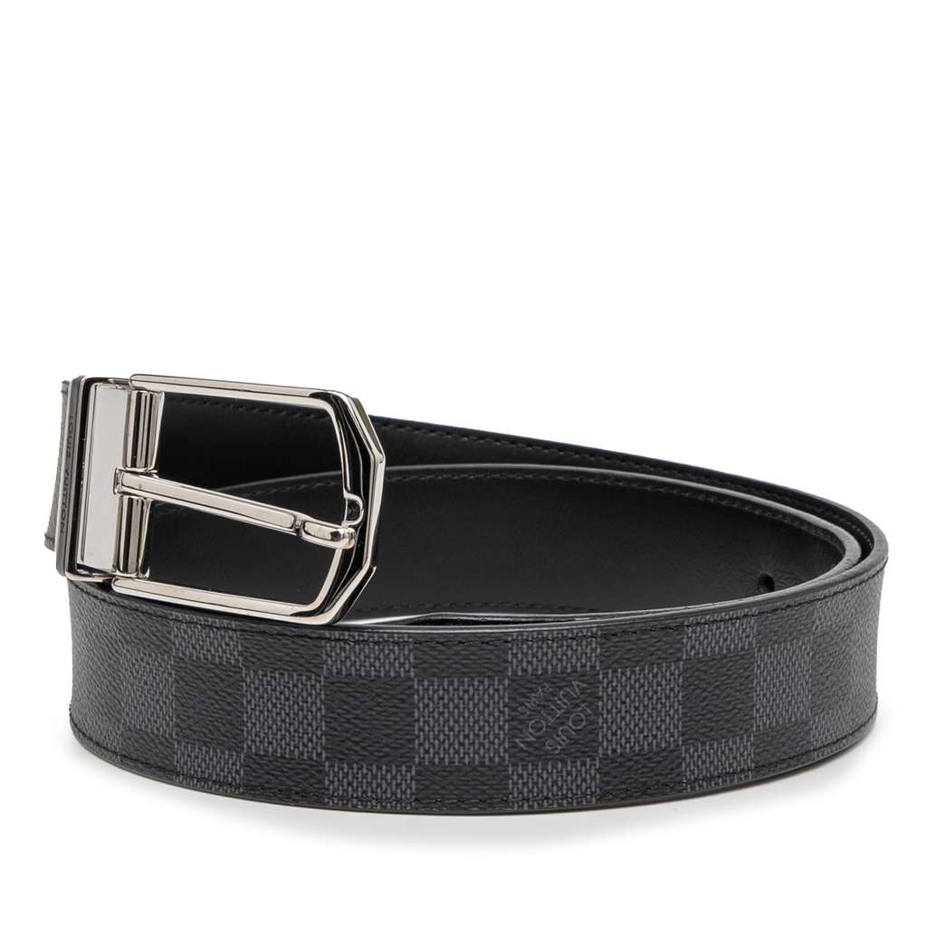 Louis Vuitton Damier Graphite Pont Neuf Belt - 2