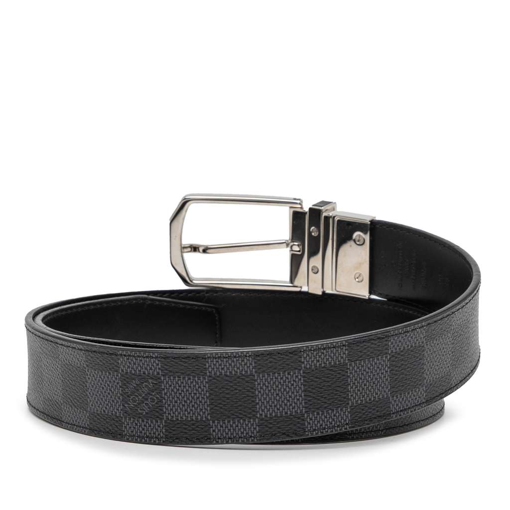 Louis Vuitton Damier Graphite Pont Neuf Belt - 3