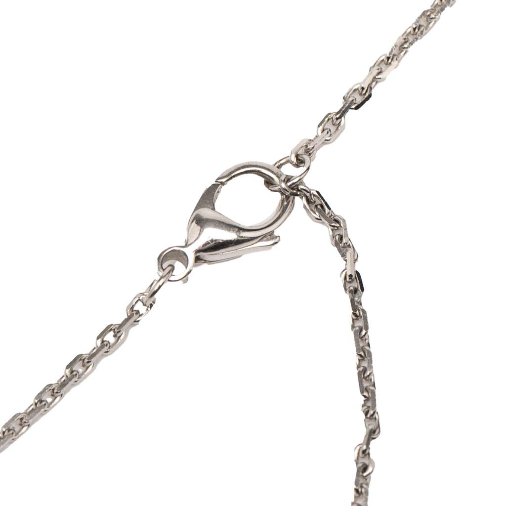 Chanel 18K White Gold Ceramic Ultra Necklace - 4