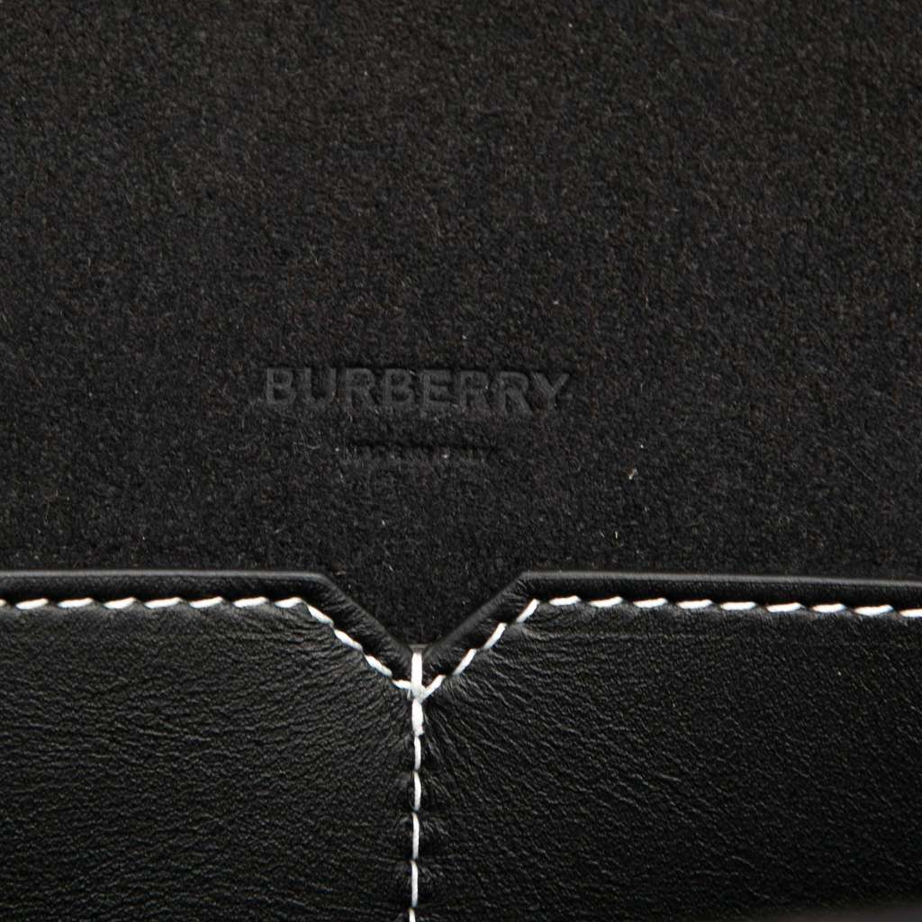 Burberry Medium Bicolor Leather Soft Pocket Satchel - 5