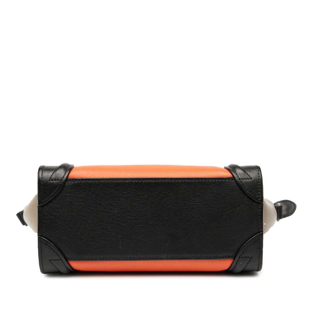 Celine Nano Tricolor Leather Luggage Tote - 3