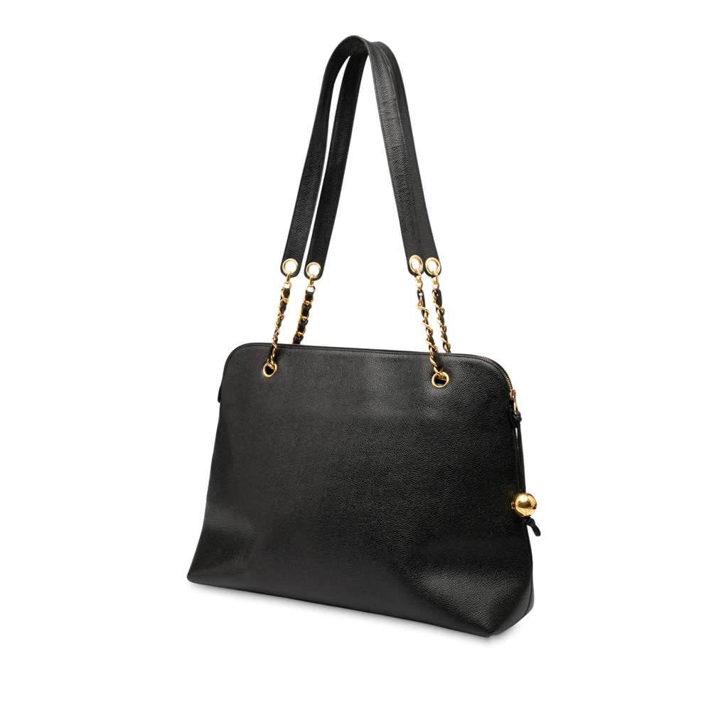 Chanel CC Caviar Chain Zip Tote - 2