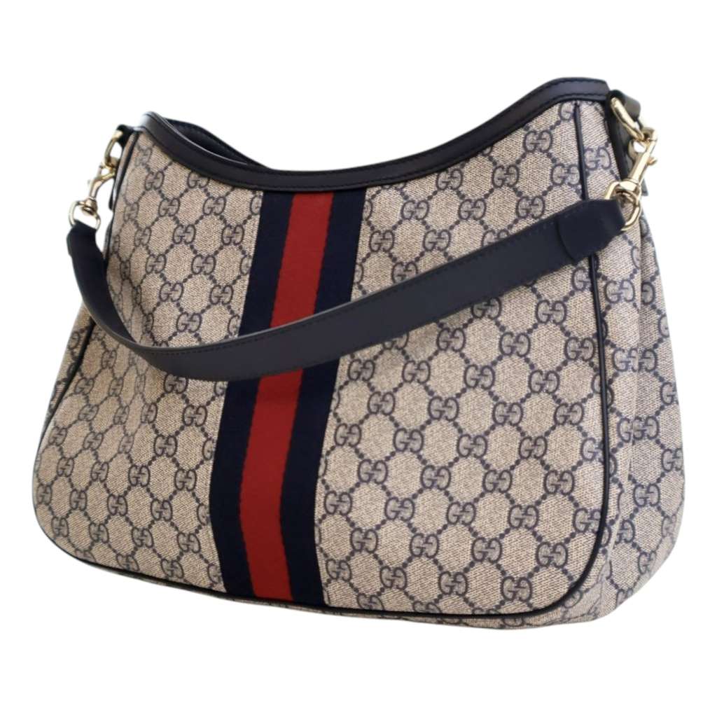 Gucci GG Supreme Web Shoulder Bag - 2