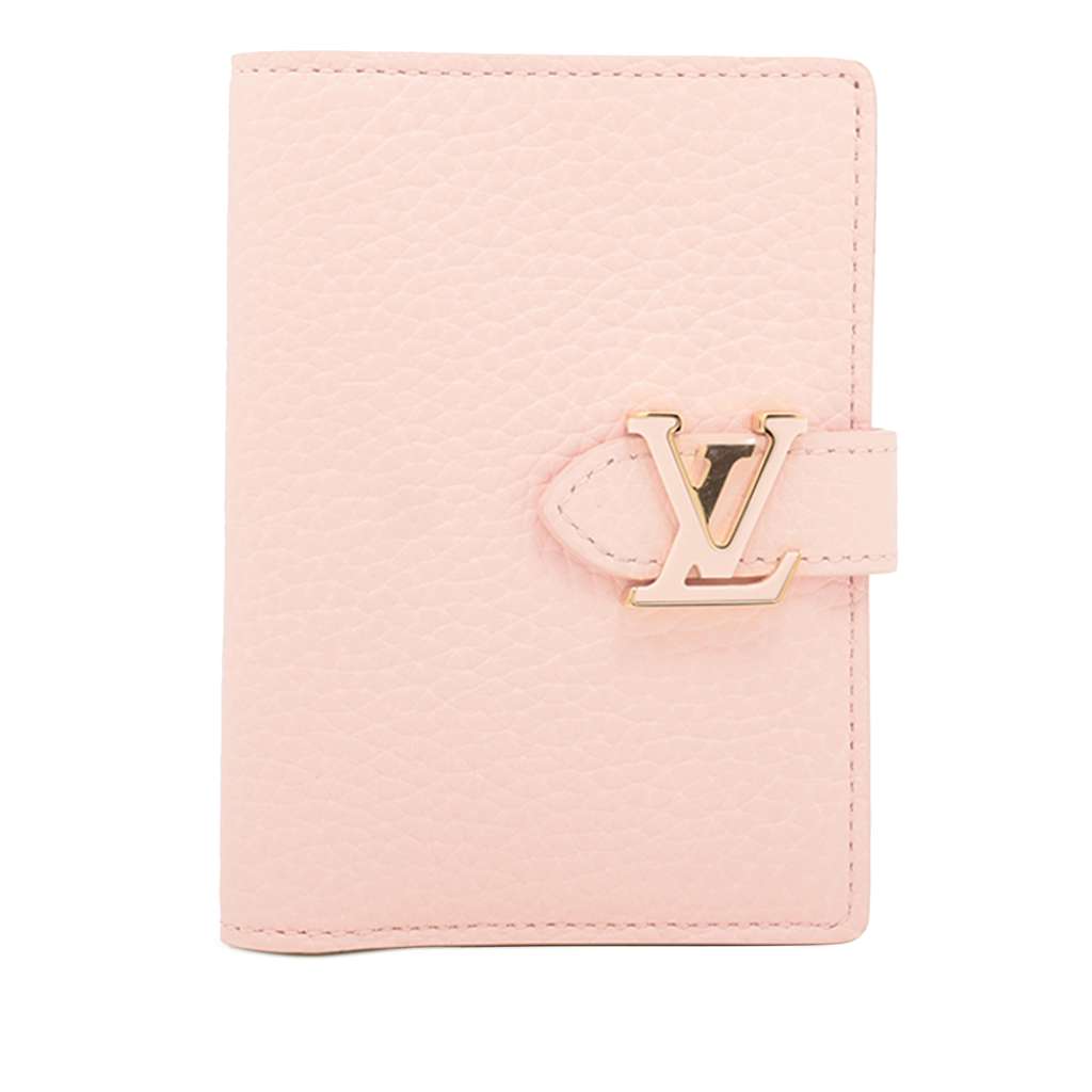 Louis Vuitton Taurillon Capucines Vertical Compact Wallet